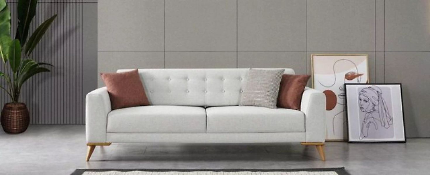 JVmoebel 3-Sitzer Luxus Sofa 3 Sitzer Design Möbel Stilvoll Wohnzimmer Drei günstig online kaufen