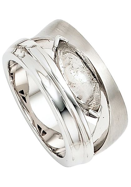 JOBO Fingerring, breit 925 Silber mit günstig online kaufen