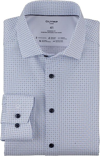 OLYMP Businesshemd Luxor mit mehrfarbigen Muster, modern fit, Global-Kentkr günstig online kaufen