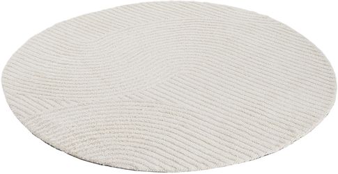 carpetfine Teppich "Holly Zen 3" rund 12 mm Höhe Hoch-Tief-Effekt, geometri günstig online kaufen