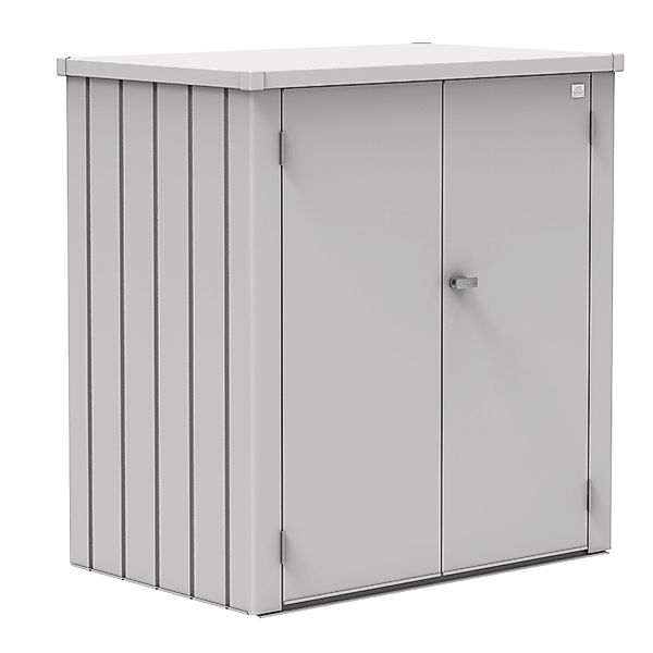 Biohort Terrassenschrank Romeo Gr. L Silber HxBxT:  140 cm x 132 cm x 87 cm günstig online kaufen