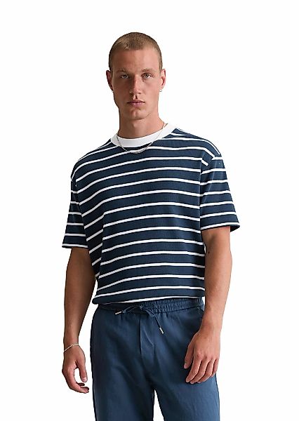 Marc OPolo DENIM T-Shirt "aus weichem Waffel-Jersey" günstig online kaufen