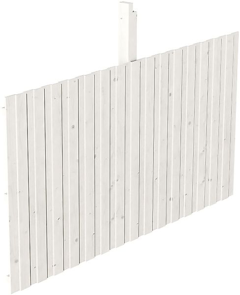Skan Holz Rückwand Deckelschalung 341 x 180 cm Fichte Weiß günstig online kaufen