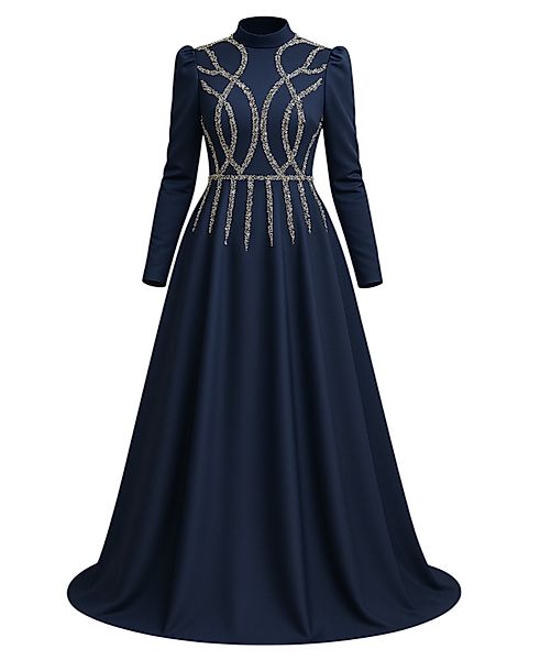 fashionshowcase Satinkleid Maxikleid in Satinoptik mit günstig online kaufen