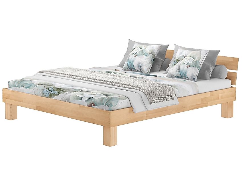 ERST-HOLZ Bett Doppelbett Echtholzbett Massiv Großfamilienbett günstig online kaufen