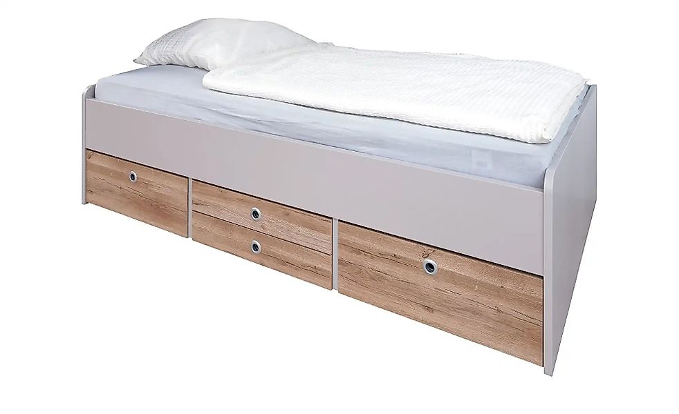 Schubkastenbett  Neo ¦ holzfarben ¦ Maße (cm): B: 127 H: 54,5 Betten > Bett günstig online kaufen