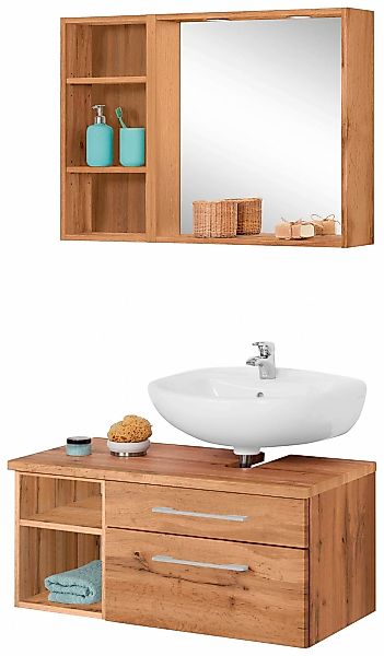 welltime Badmöbel-Set "Davos" 3 Stk. tlg. günstig online kaufen