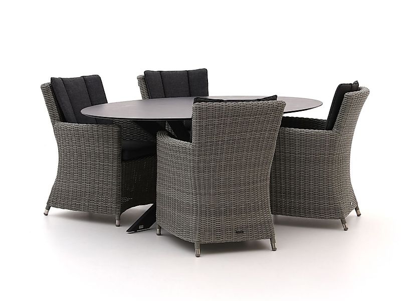 Intenso Adriano/Furato ellips 200 cm Gartenmöbel-Set 5-Teilig günstig online kaufen