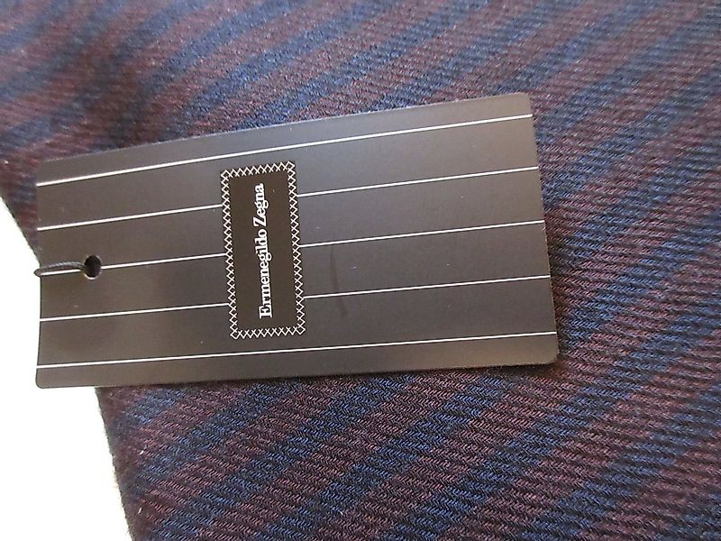 Ermenegildo Zegna Kaschmirschal Herren Schal Kaschmir/Seide Blau/Bordeaux g günstig online kaufen
