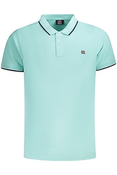 NORWAY 1963 Poloshirt Herren Kurzarm-Poloshirt Blau mit Kontrastdetails günstig online kaufen