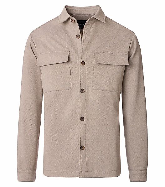 VENTI Langarmhemd "VENTI Hemdjacke uni" günstig online kaufen