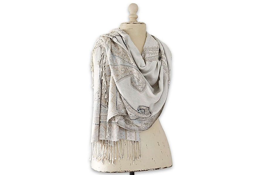 Mirabeau Modeschal Schal Moyra grau/leinen, none günstig online kaufen