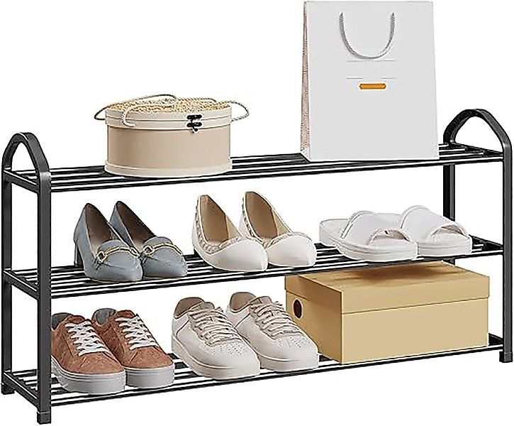 EUGAD Schuhregal, 1-tlg., 3-Ebenen–Metallrohrgestell, für Flur, günstig online kaufen