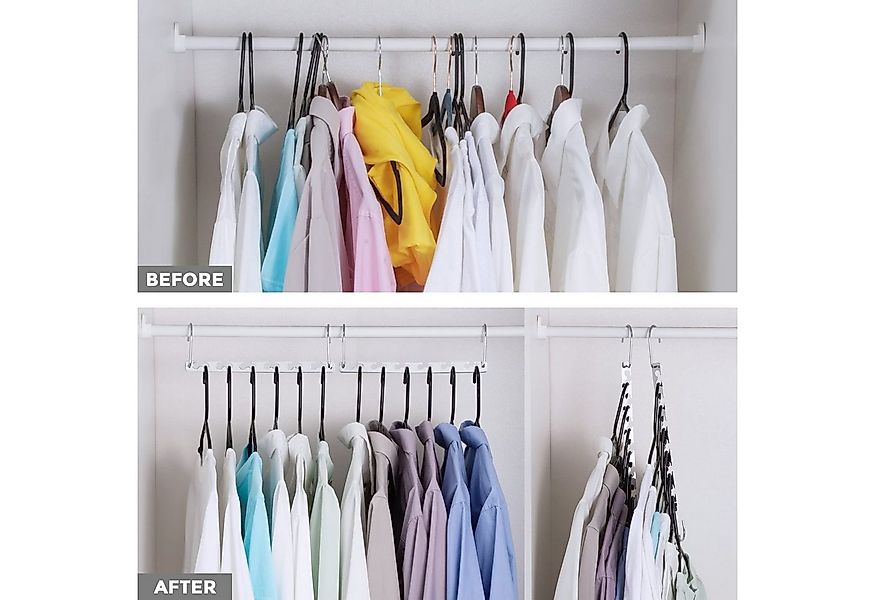 House Day Mehrfach-Kleiderbügel platzsparende Kleiderbügel, Garderobe Organ günstig online kaufen