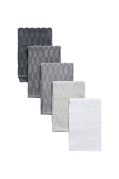 Next Geschirrtuch 5er-Set Frottee-Geschirrtücher aus 100 % Baumwolle, (5-tl günstig online kaufen