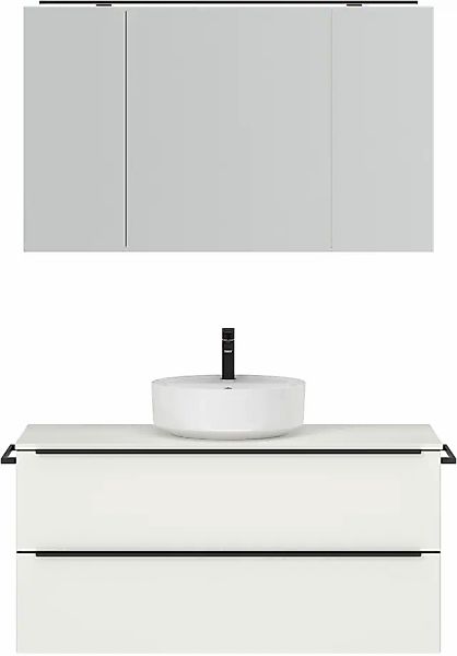 nobilia® Badmöbel-Set »Alvene«, (2 St., vormontiert, mit Soft-Close), inkl. günstig online kaufen
