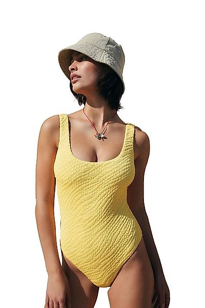 Next Badeanzug Figurformender Badeanzug mit U-Ausschnitt (1-St) günstig online kaufen