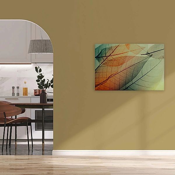 A.S. Création Leinwandbild "Limpid Leaf" Kunst  Natur 1 Stk. tlg. Keilrahme günstig online kaufen