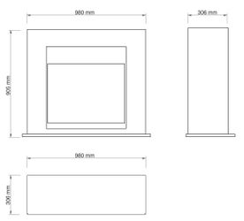 XARALYN Elektrokamin Adra, inkl. elektrischem Kamineinsatz günstig online kaufen
