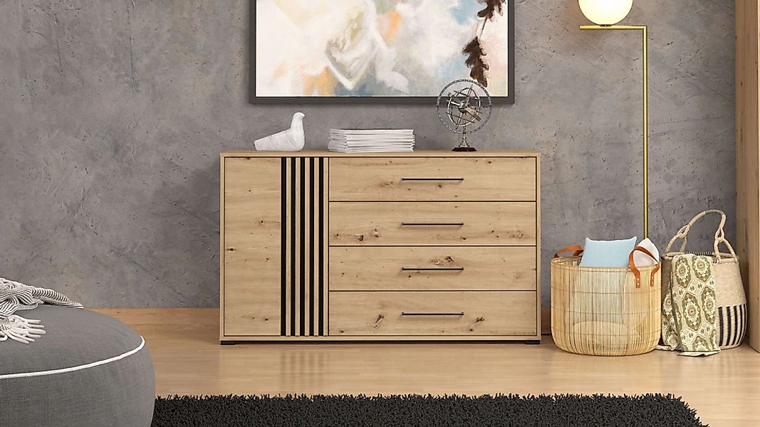 INOSIGN Kommode "Ascalon Sideboard, Breite 138 oder 93 cm, mit ABS Schutzka günstig online kaufen