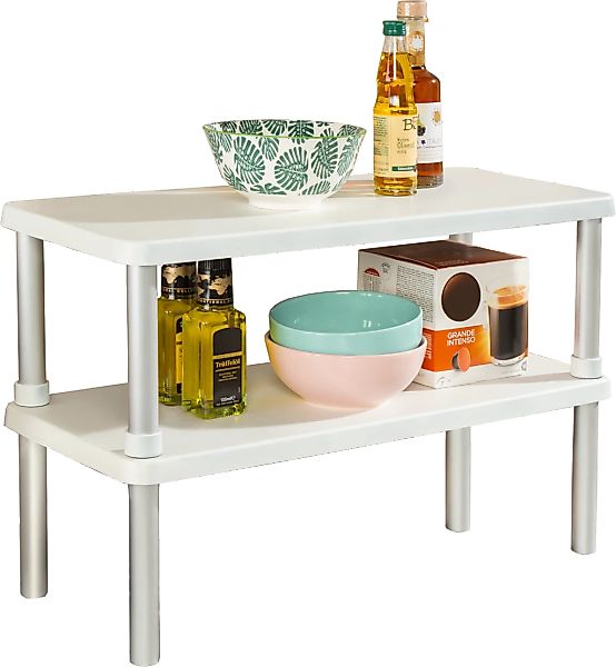 Ruco Küchenregal 2 Etagen, Aluminium/Kunststoff günstig online kaufen