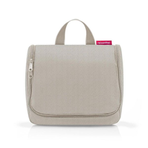REISENTHEL® Kulturbeutel toiletbag herringbone sand, toiletbag günstig online kaufen