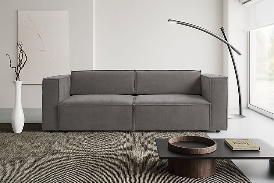 WERK2 Schlafsofa »Kansas Breite 252 cm, mit extragroßer Liegefläche 202x152 günstig online kaufen