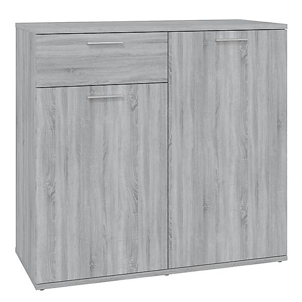 vidaXL Sideboard Grau Sonoma 80x36x75 cm Holzwerkstoff 815490 günstig online kaufen