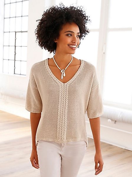 heine Strickpullover Pullover Kurzarm günstig online kaufen