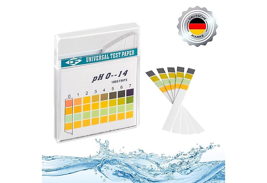 ECENCE Pool-Wassertest pH wert Teststreifen 100 Stück ph 0-14 Aquarien günstig online kaufen