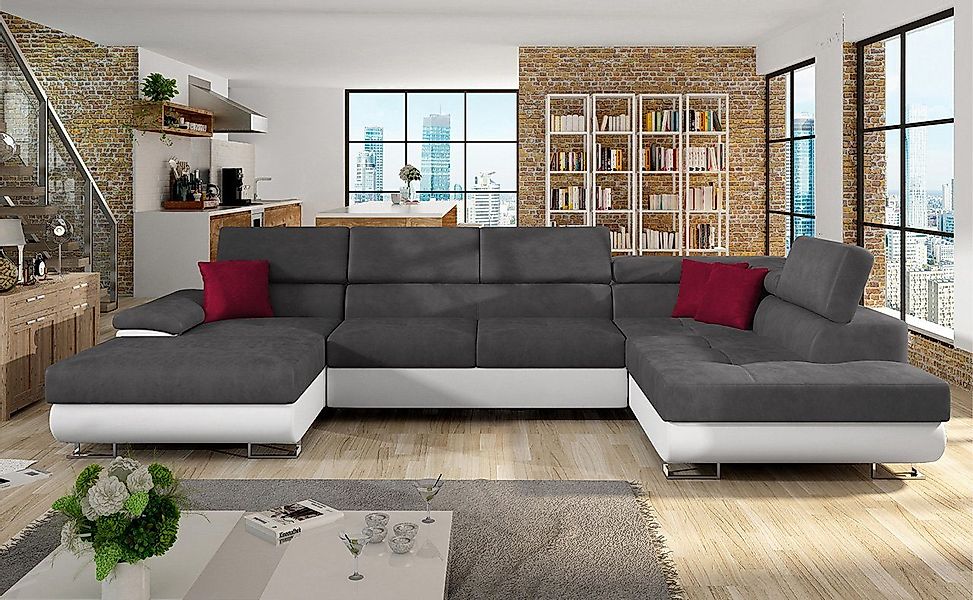 MIRJAN24 Wohnlandschaft Cotere Bis, mit Schlaffunktion günstig online kaufen