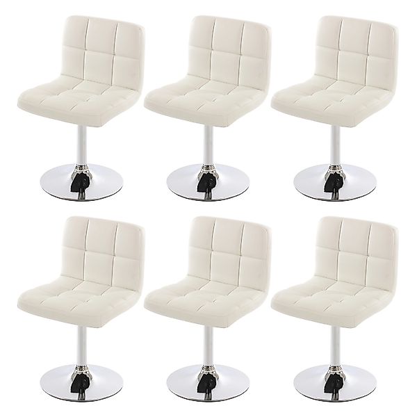 MCW Esszimmerstuhl Cadiz 6er-Set Weiß günstig online kaufen