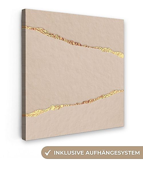 OneMillionCanvasses® Leinwandbild Gold - Glitzer - Abstrakt - Luxus, Fotodr günstig online kaufen