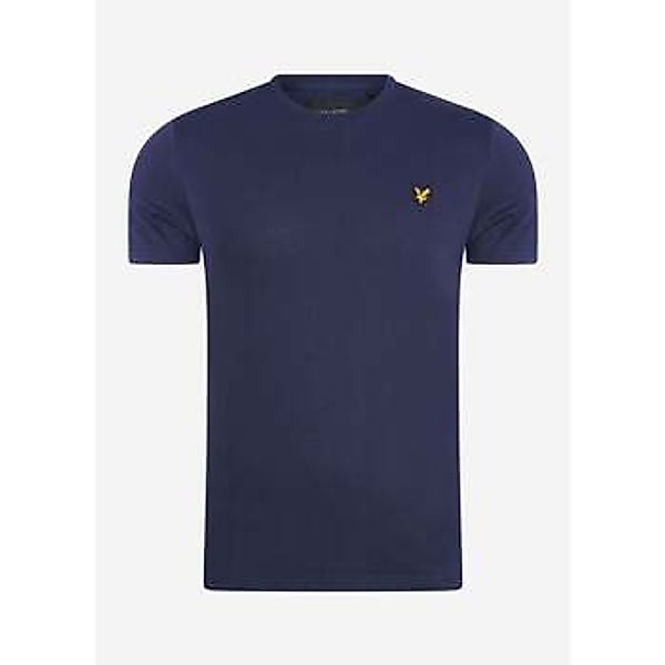 Lyle & Scott  T-Shirts & Poloshirts Schlichtes T-Shirt - marineblau günstig online kaufen