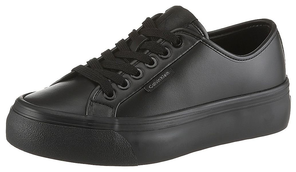 Calvin Klein Jeans VULC FLATF LACE UP LTH CK Plateausneaker Schnürschuh, Ha günstig online kaufen