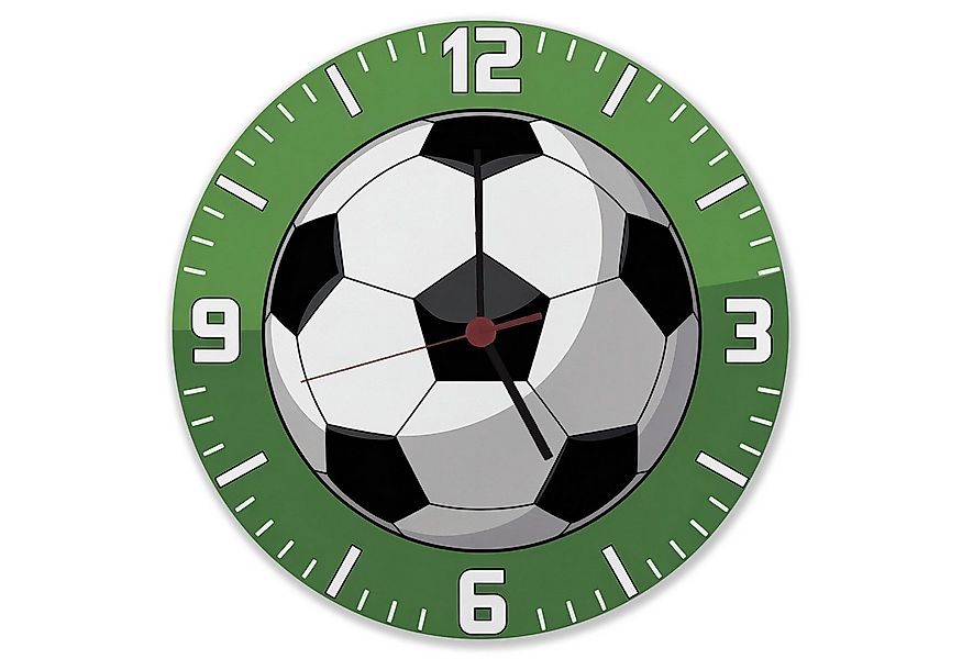 speecheese Wanduhr Fußball Ziffernblatt Wanduhr aus MDF für Fußballfans günstig online kaufen