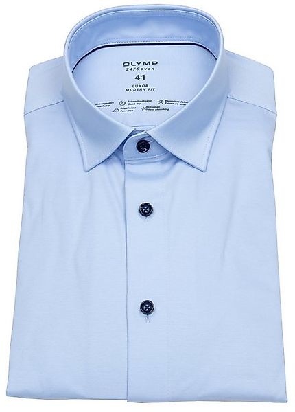 OLYMP Luxor Hemd 24/Seven Hellblau  - Größe 42 günstig online kaufen