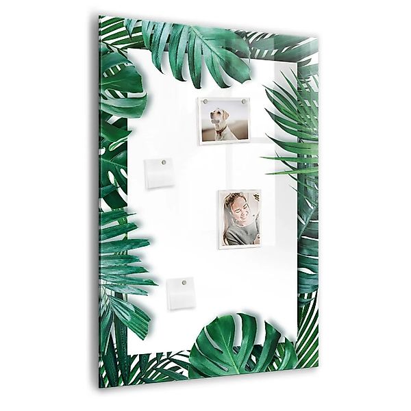 Tulup Magnettafel Aus Glas Monstera Rahmen 70x100 cm Whiteboard Magnetisch günstig online kaufen