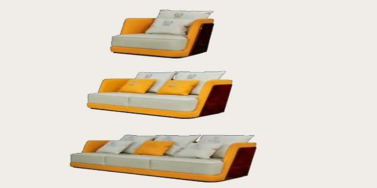 JVmoebel Sofa Luxus Sofagarnitur 321 Sitzer Set Design Sofa Polster Couchen günstig online kaufen