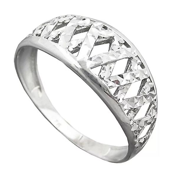SIGO Ring diamantiert rhodiniert, Silber 925 günstig online kaufen