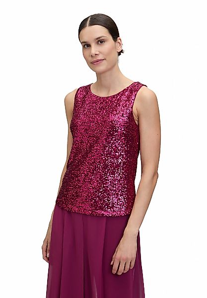 Vera Mont Blusentop "Vera Mont Pailletten-Top ohne Arm" günstig online kaufen