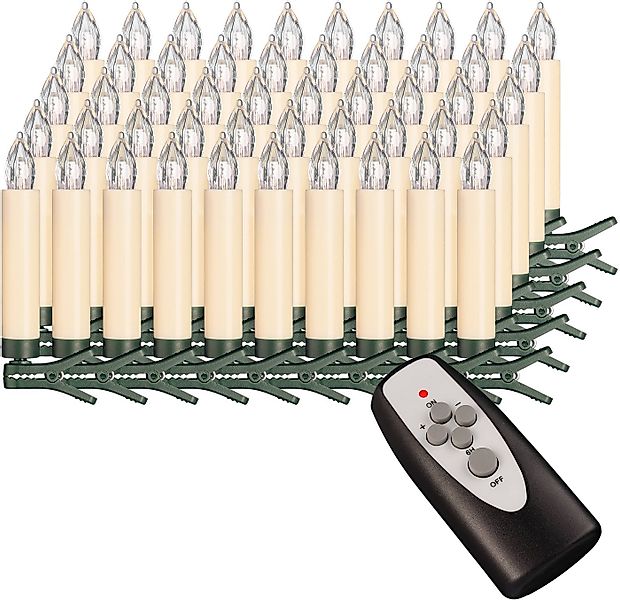 my home LED-Christbaumkerzen Weihnachtsdeko, Christbaumschmuck, 50-flammig, günstig online kaufen
