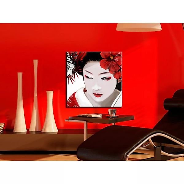 Bild auf Leinwand Japanische Geisha XXL günstig online kaufen