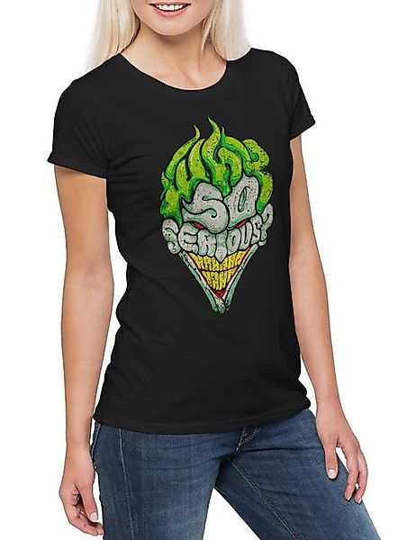 Urban Backwoods Print-Shirt Why So Serious Damen T-Shirt Gotham TV City Dar günstig online kaufen