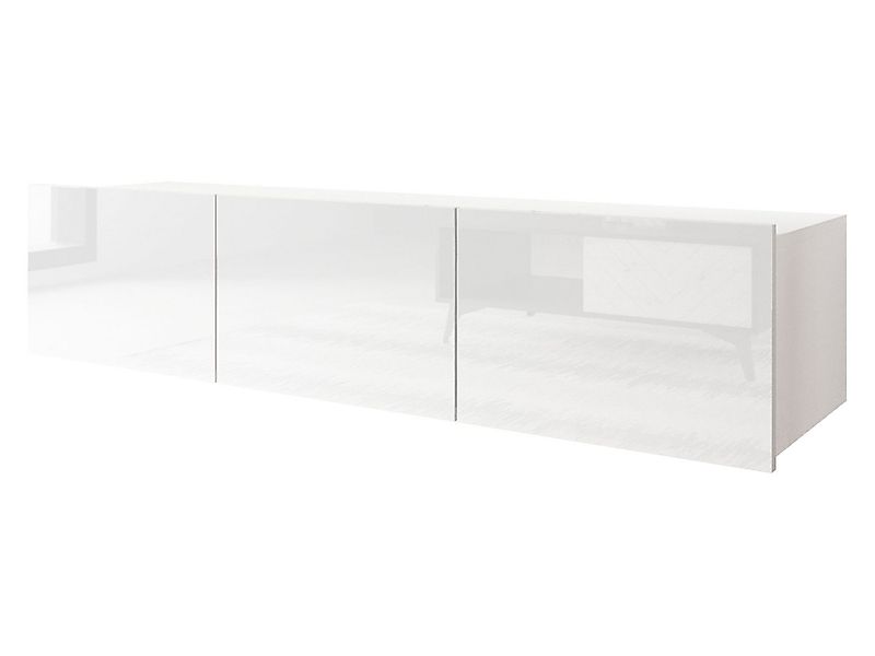 MIRJAN24 TV-Schrank Calabrini 150 04 (mit 3 Türen) ohne Griffe, silberne Be günstig online kaufen