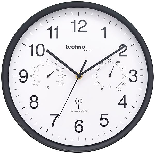 technoline Funkwanduhr WT 8945 (mit Temperatur- günstig online kaufen