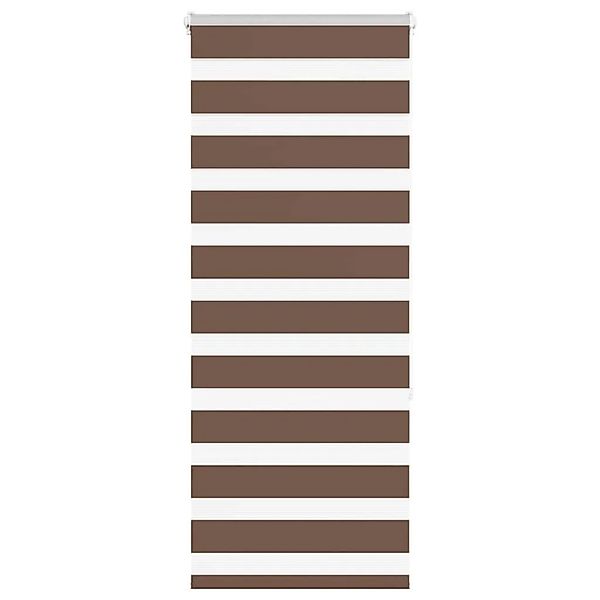 vidaXL Doppelrollo Braun 60x150 cm Stoffbreite 55,9 cm Polyester 4014331 günstig online kaufen