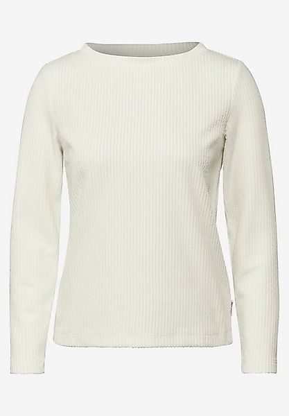 CECIL Langarmshirt Strukturshirt (1-tlg) günstig online kaufen