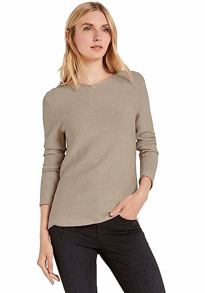 TOM TAILOR Rundhalspullover Rundhalspullover für Damen in beige beige (1-tl günstig online kaufen