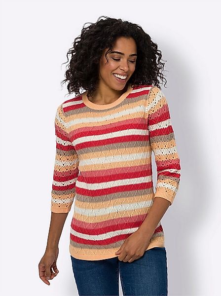 Sieh an! Strickpullover Ajour-Pullover günstig online kaufen